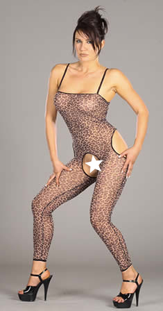 Sheer Leopard Body Tight